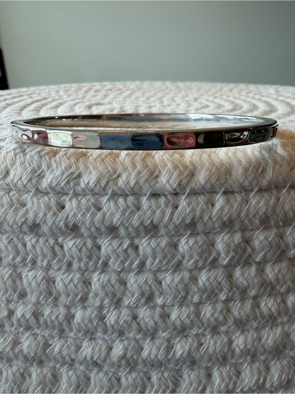 Kendra Scott Hammered Silver Bangle